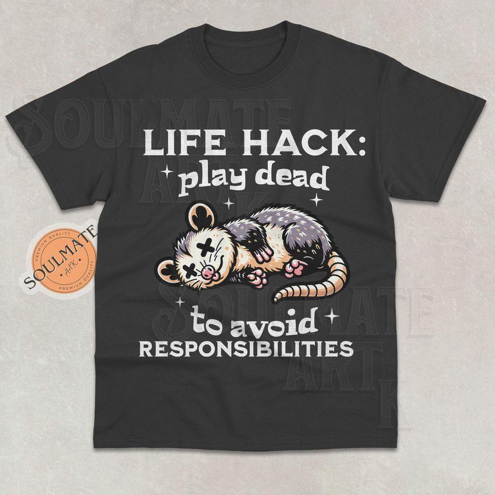 Play Dead To Avoid Responsibility Vuitino Shirt